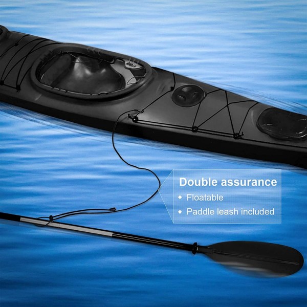 HEIMUNI Pagaia per Kayak Telescopica Pagaia Paddle in Alluminio Regolabile Removibili per SUP Canoa Boat Canoe Surfboard, Barche Gommone