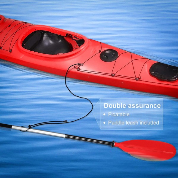 HEIMUNI Pagaia per Kayak Telescopica Pagaia Paddle in Alluminio Regolabile Removibili per SUP Canoa Boat Canoe Surfboard, Barche Gommone