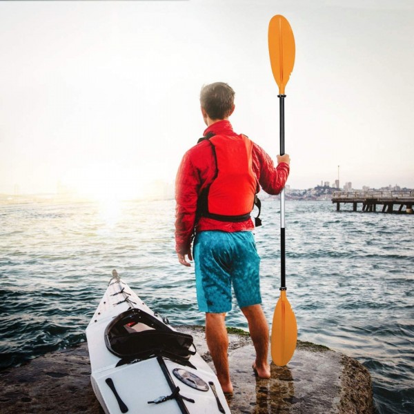 HEIMUNI Pagaia per Kayak Telescopica Pagaia Paddle in Alluminio Regolabile Removibili per SUP Canoa Boat Canoe Surfboard, Barche Gommone